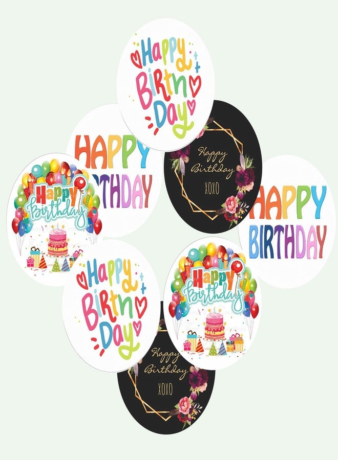 SLGIFT ملصقات فينيل بتصميم عيد ميلاد سعيد من SLGIFT، ملصقات فينيل ذاتية اللصق، 40 قطعة، ملصقات دائرية 2 × 2 بوصة، 4 تصاميم فريدة، 195 ريال سعودي - Image 3